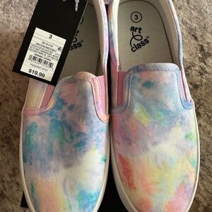 art class Pastel Tie-Dye Slip-On Sneakers - Pink, Blue, Yellow, Green